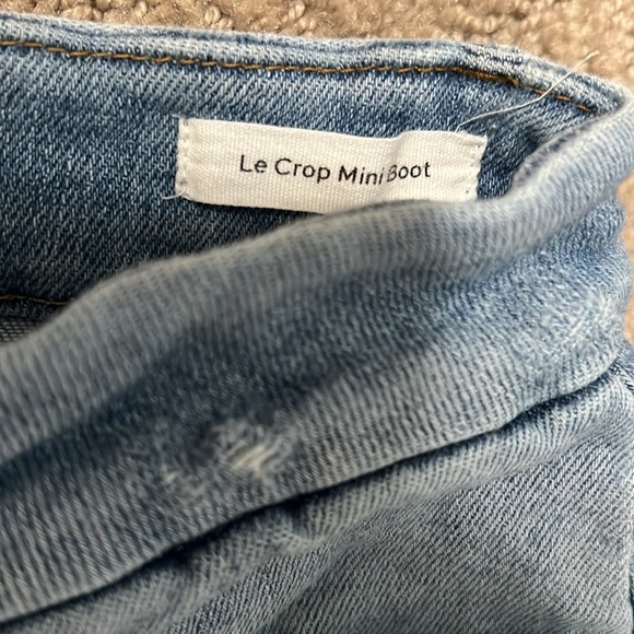 FRAME LE Crop Mini Bootcut Fray 26 - Picture 5 of 6